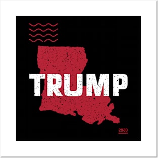 Trump Louisiana 2020  - Red Wave, Red State Posters and Art
